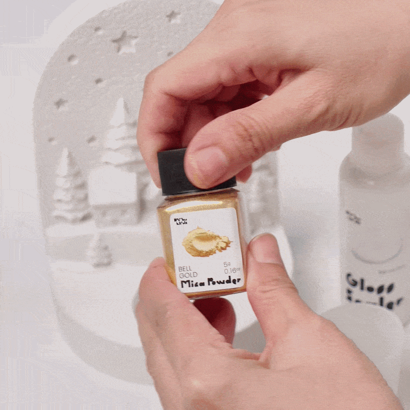 Azulmostaza × Boowan Nicole | Winter Wonderland Tea Light Holder Silicone Mold