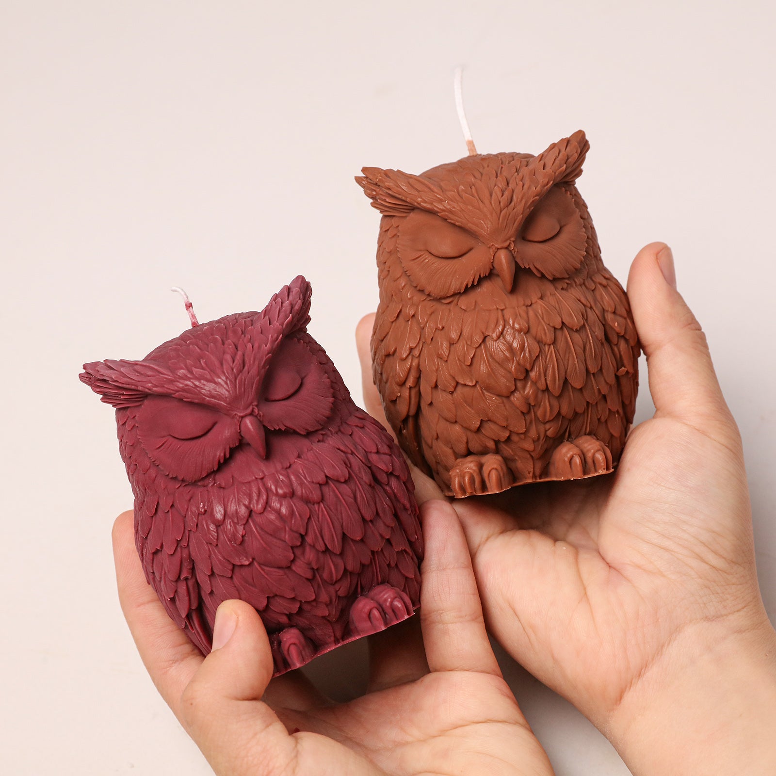 Studio82 x Boowan Nicole | Moonlight Owl Candle Silicone Mold