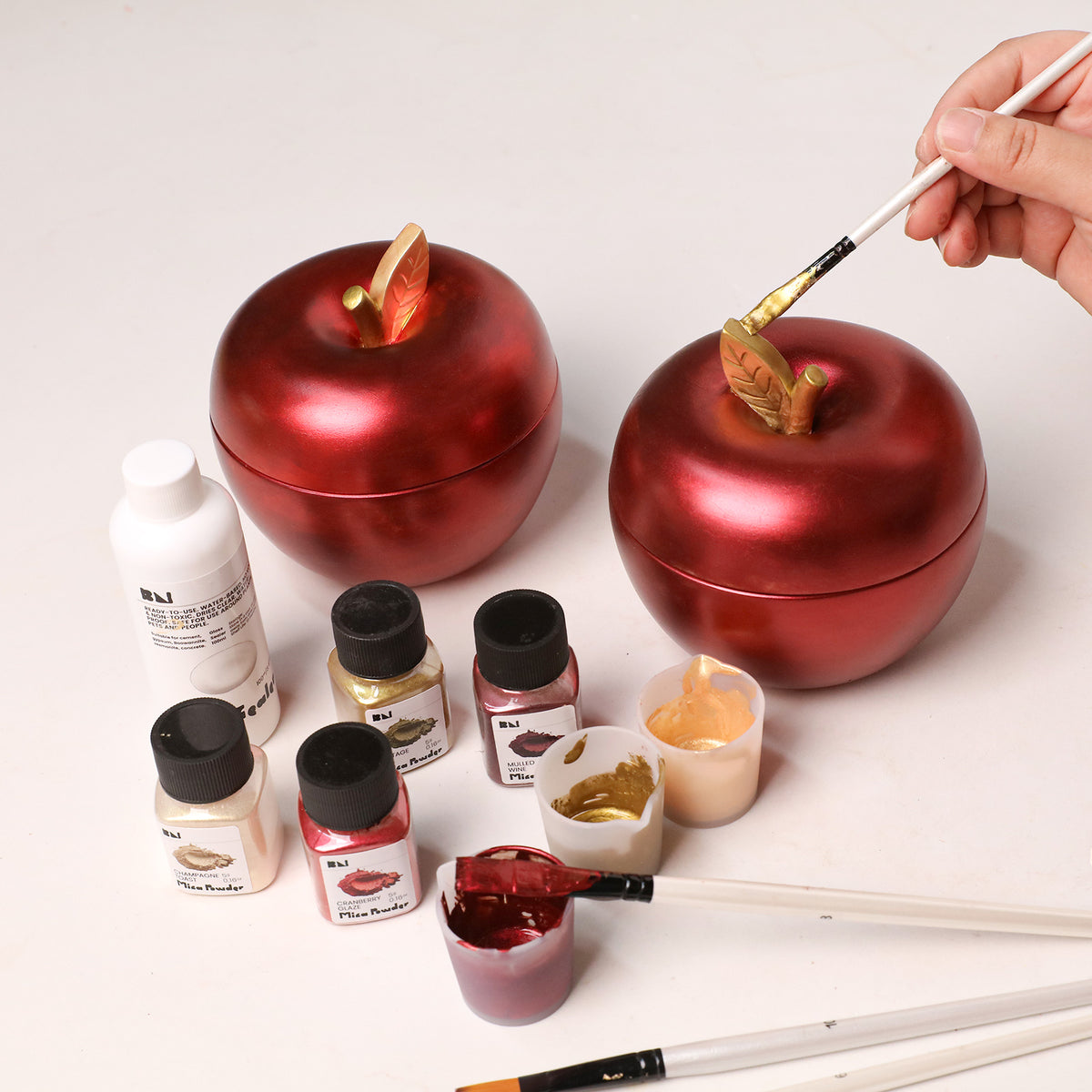 Studio82 x Boowan Nicole | Harvest Apple Candle Jar Silicone Mold