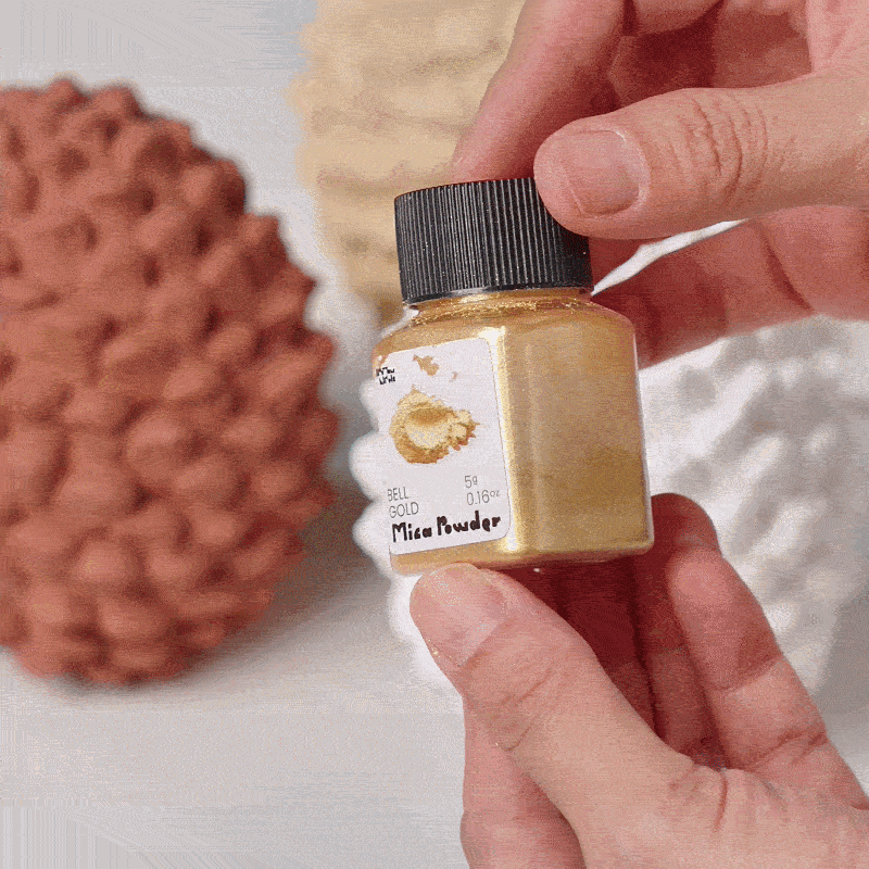 Use Acrylic Matte Sealer Set to seal finished Little Woodland Pinecone Candle Jars - Boowan Nicole