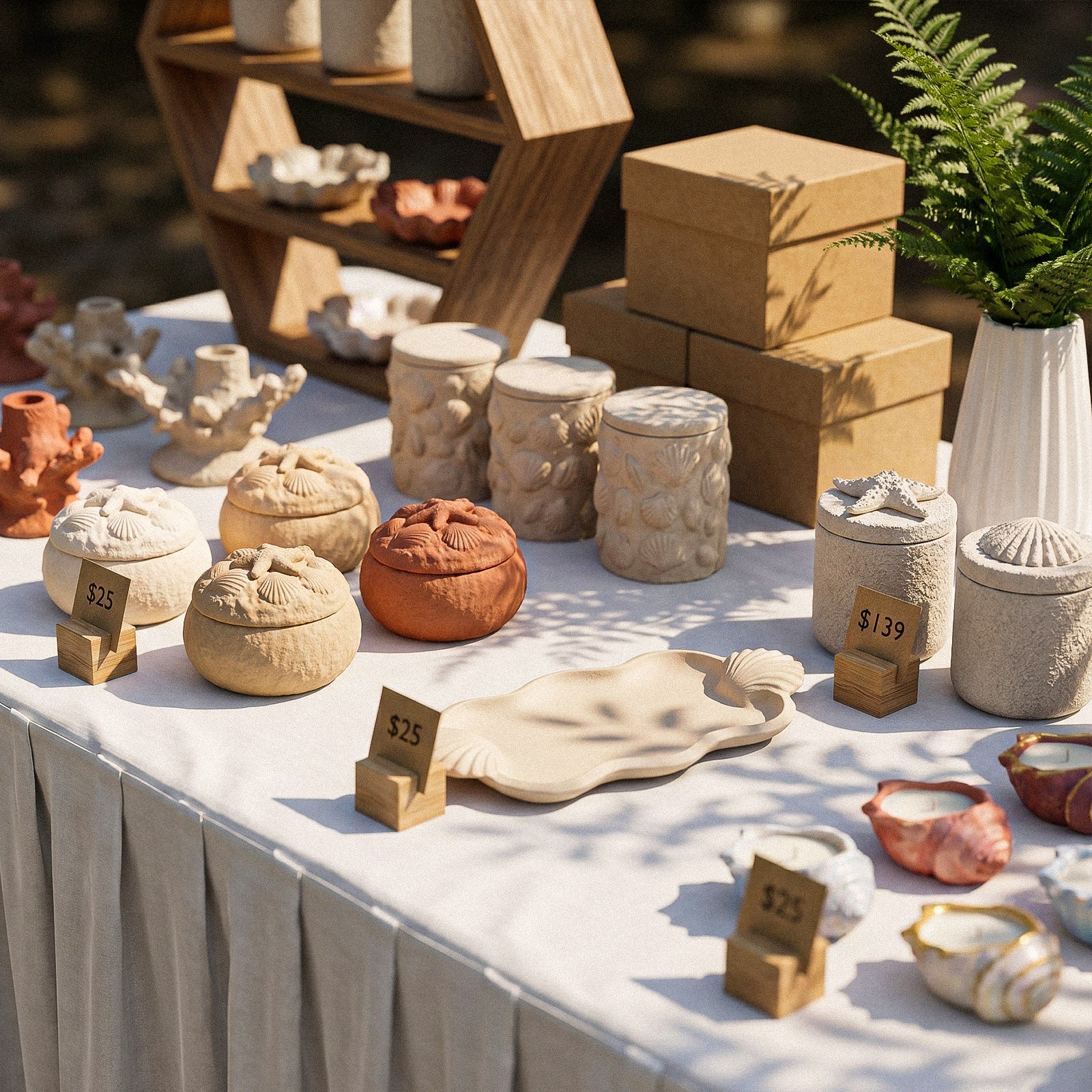 Azulmostaza x BN｜La Isla Bonita Shell Secret Box Silicone Mold Set - product detail 7