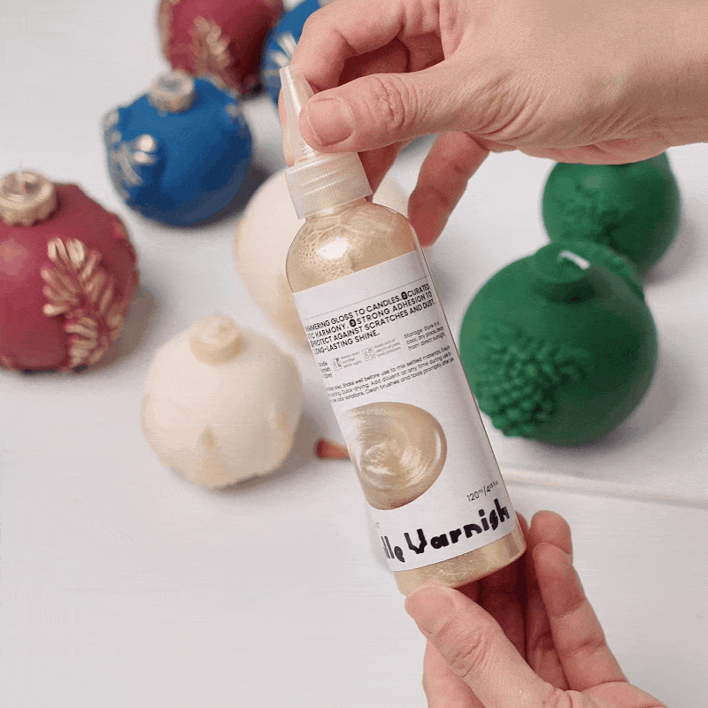 Vintage Pattern Christmas Bauble Ornament Candle Silicone Mold Collection