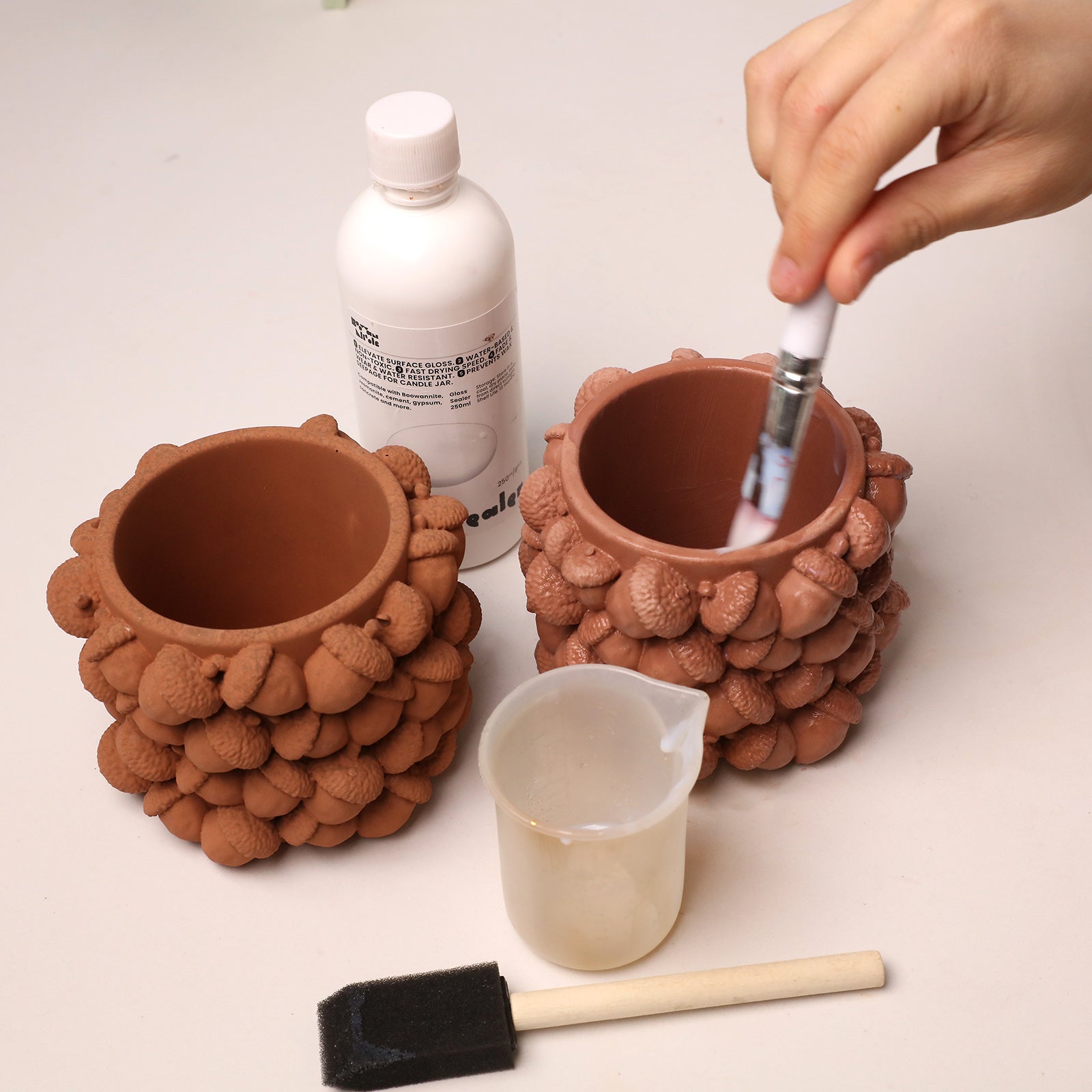 【Pre-sale】Woodland Acorn Candle Jar Silicone Mold