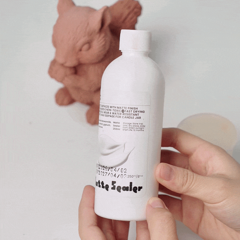 Studio82 x Boowan Nicole | Acorn Hug Squirrel Candle Jar Silicone Mold