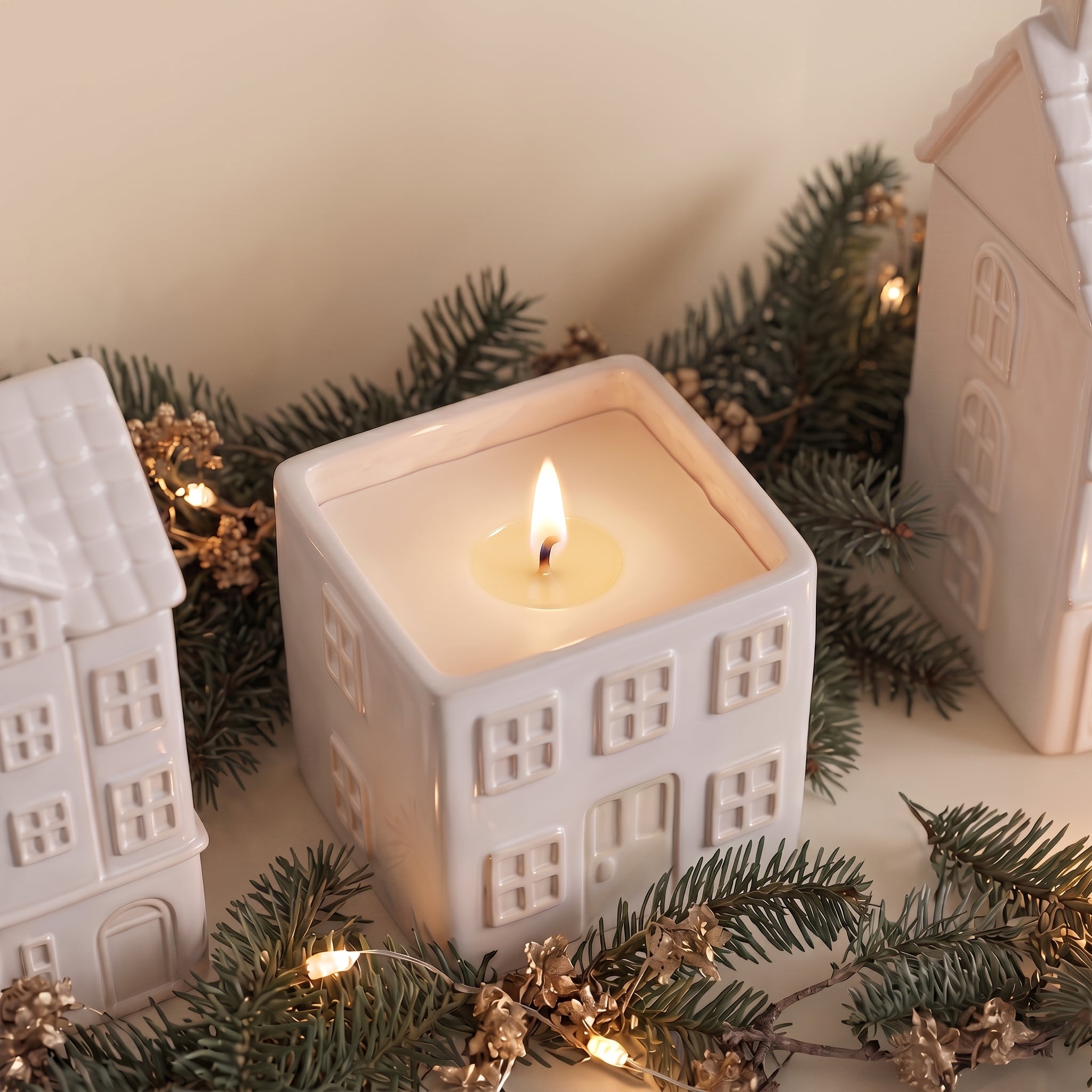 Little Dream Village Candle Jar Silicone Mold Collection