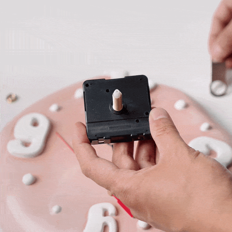 Soft Dough Hour Clock Silicone Mold