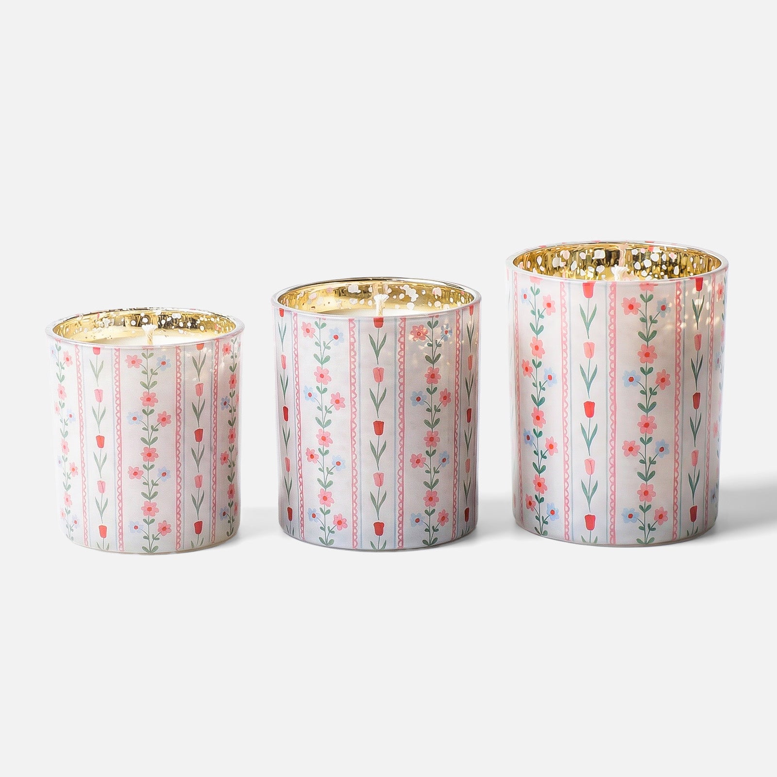 Spring Garden Glass Candle Jar Collection