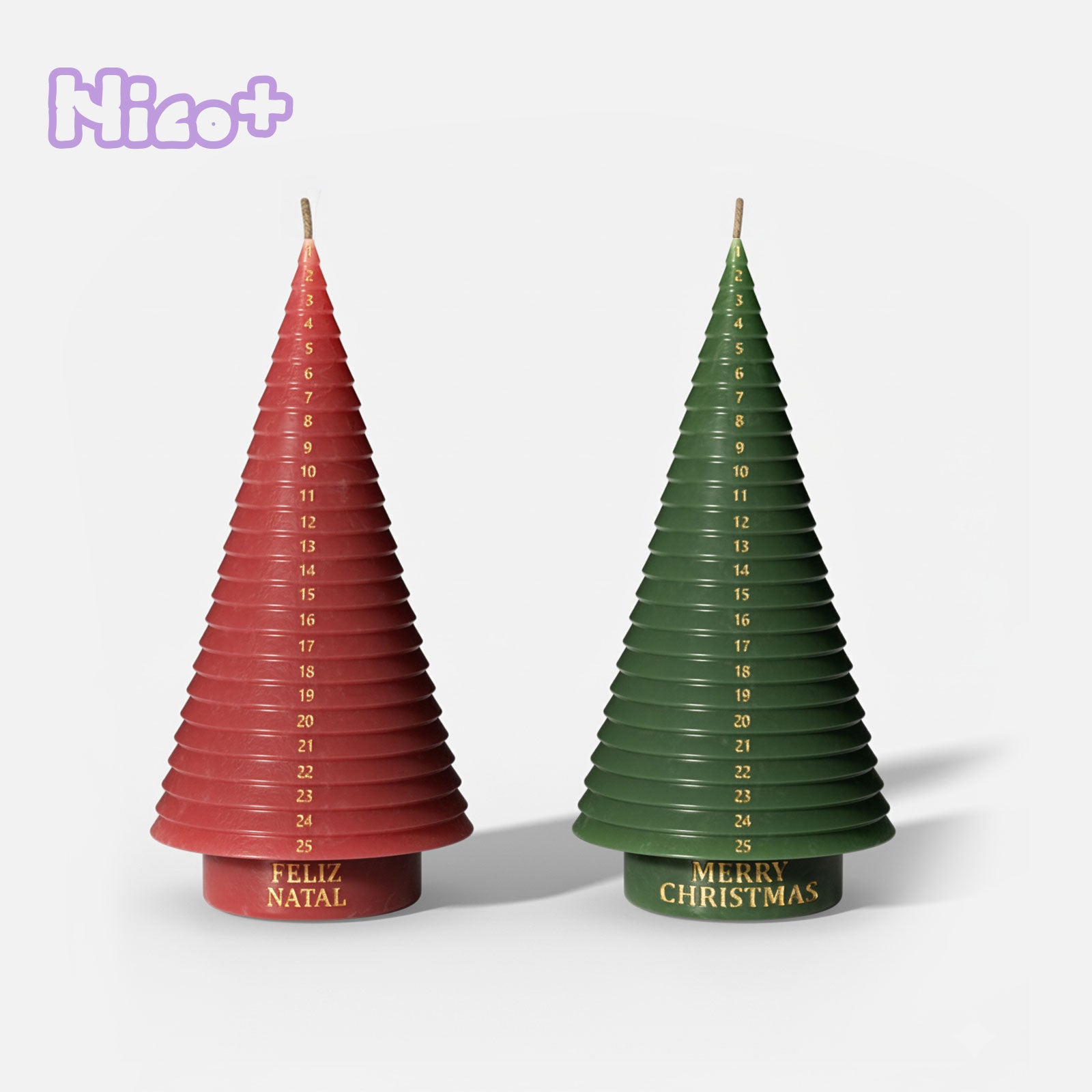 Academia Design de Velas × Boowan Nicole | Advent Candle Mold