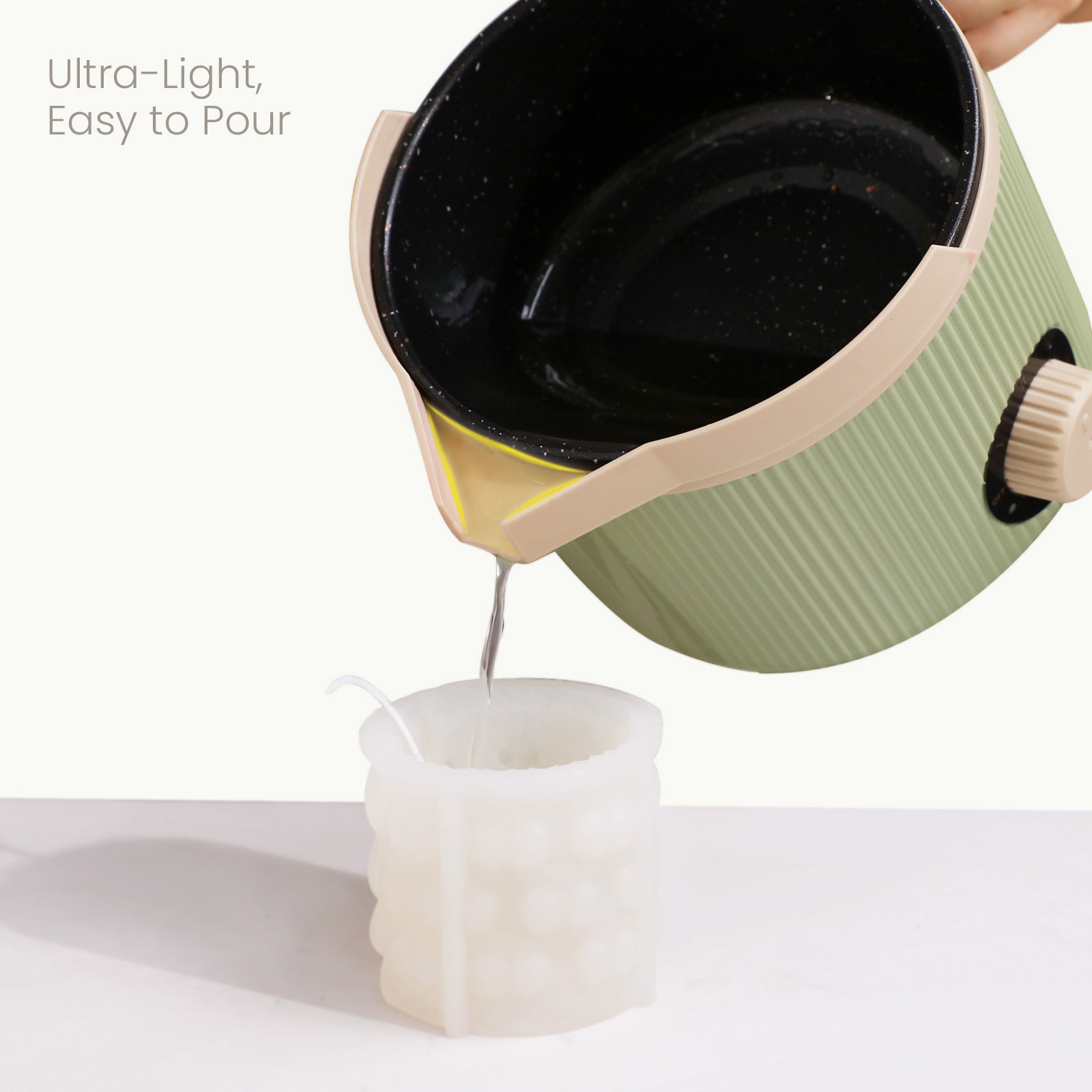 جهاز إذابة شمع بسعة 1.5 لتر لصنع الشموع