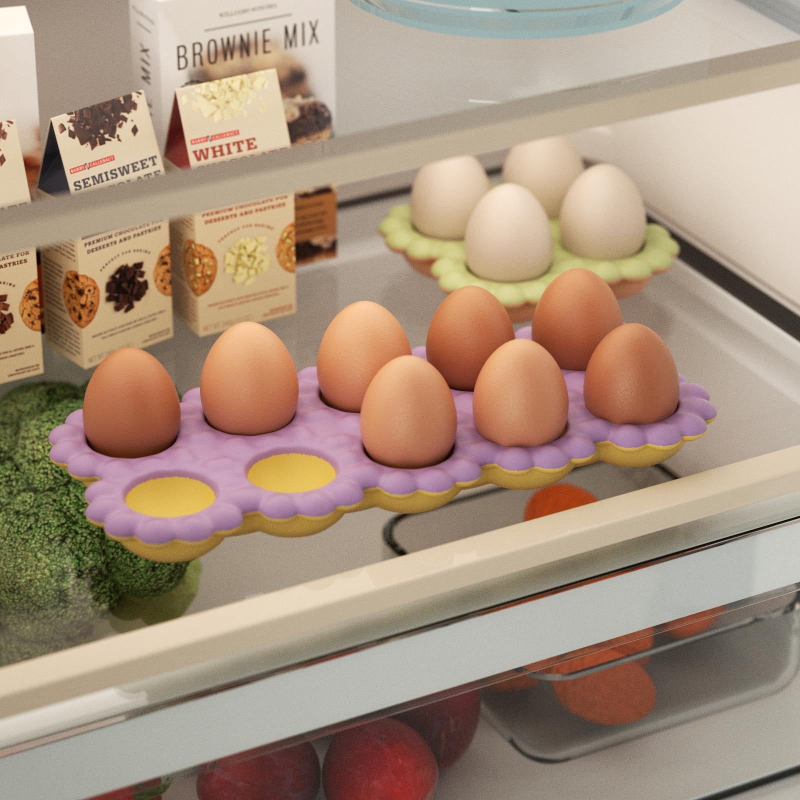 10個卵用バブリーブルーム卵トレイモールド