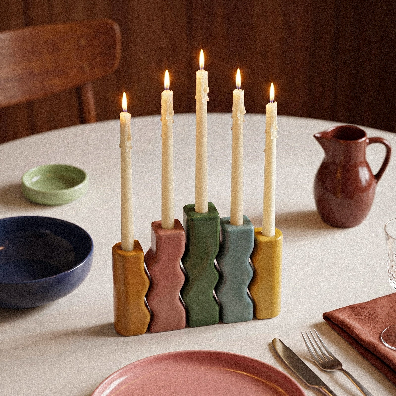 NINA FITZ x Boowan Nicole KIN Candle Holder Silicone Mold Collection