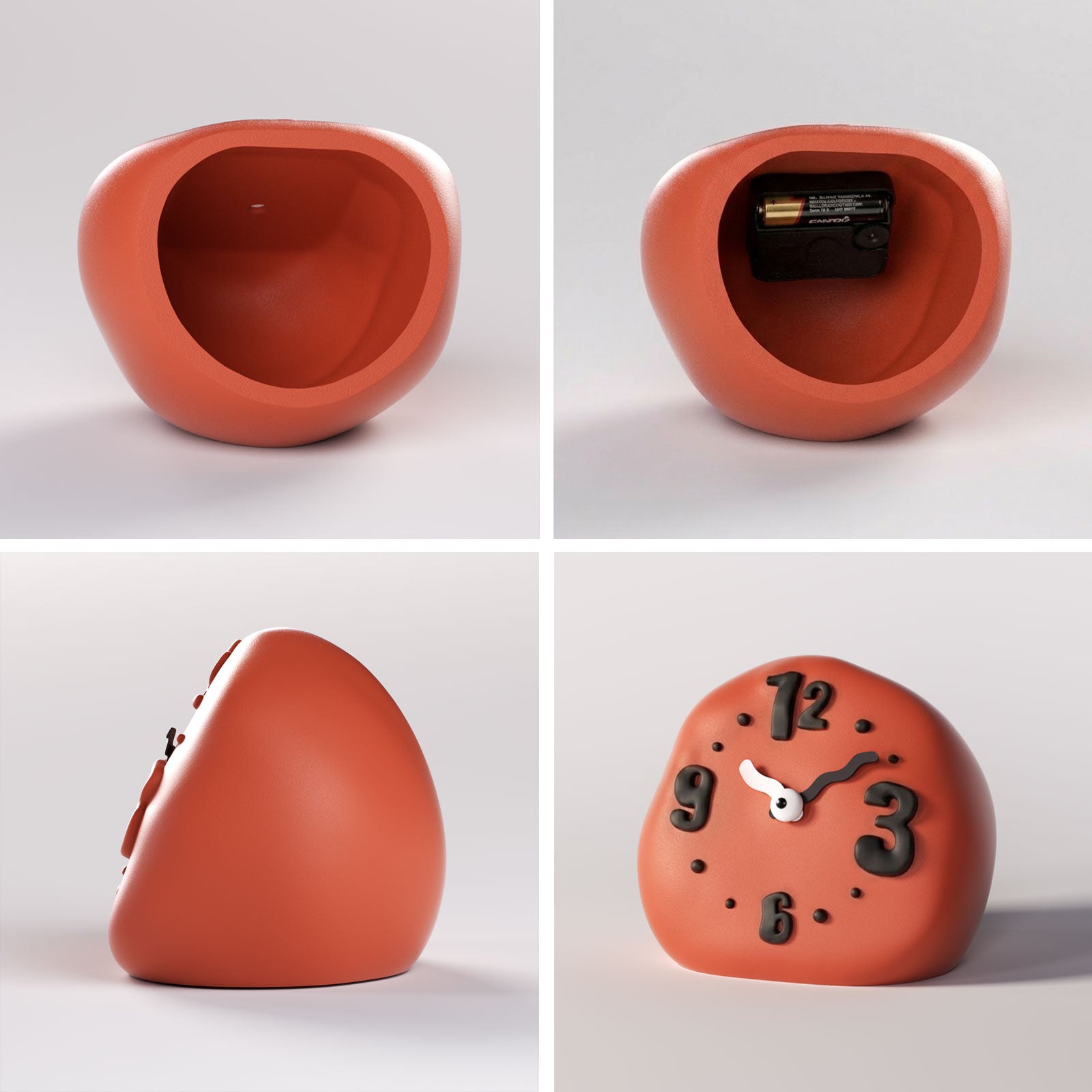 Soft Chaos Table Clock Silicone Mold