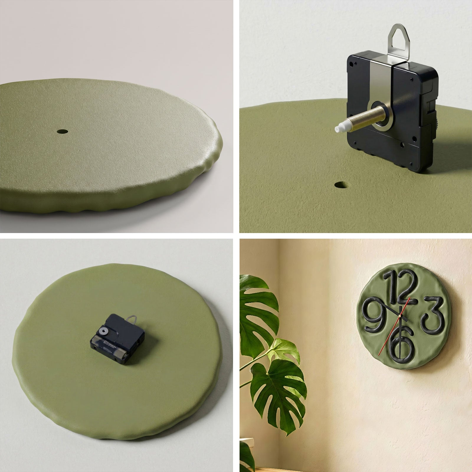 Wabi Giant Numeral Clock Silicone Mold