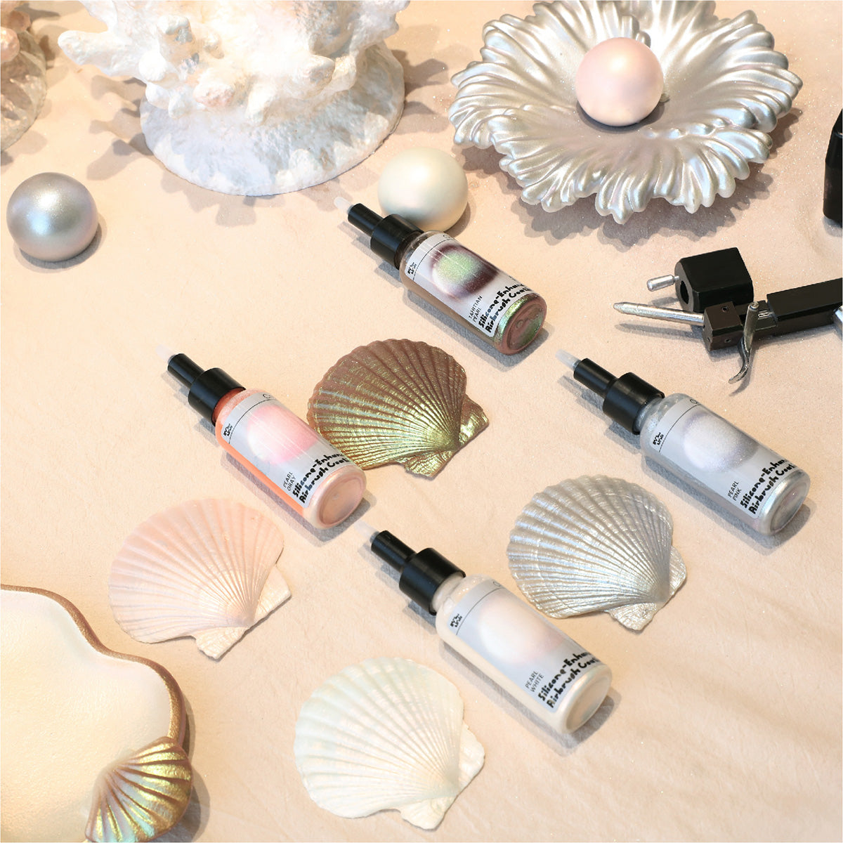 Pro Paint Coating For Zero-Clean Airbrush 4 Of Pearl Colors