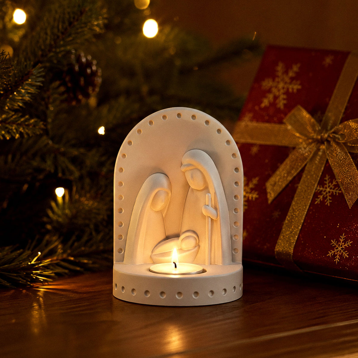 Azulmostaza x Boowan Nicole｜Nativity Tealight Holder Silicone Mold