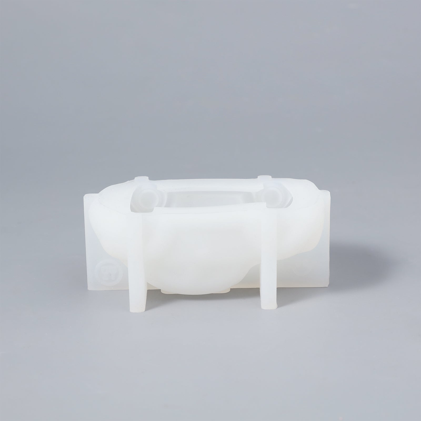 White silicone mold, a perfect match with the boowannicole brand.