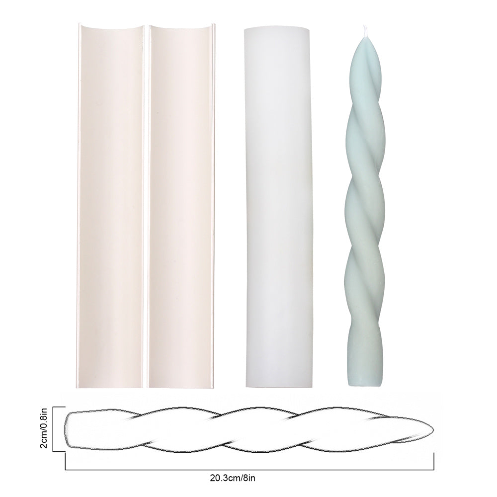 Boowannicole's meticulously designed taper candle, shaped using a silicone mold and supported by an external shell, boasts dimensions of 8 inches in length and 0.8 inches in diameter.