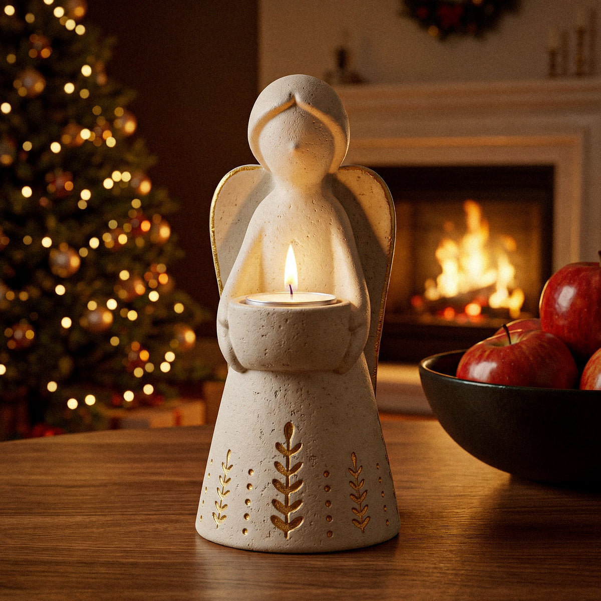 Azulmostaza x Boowan Nicole｜Angel of Light Tealight Holder Silicone Mold