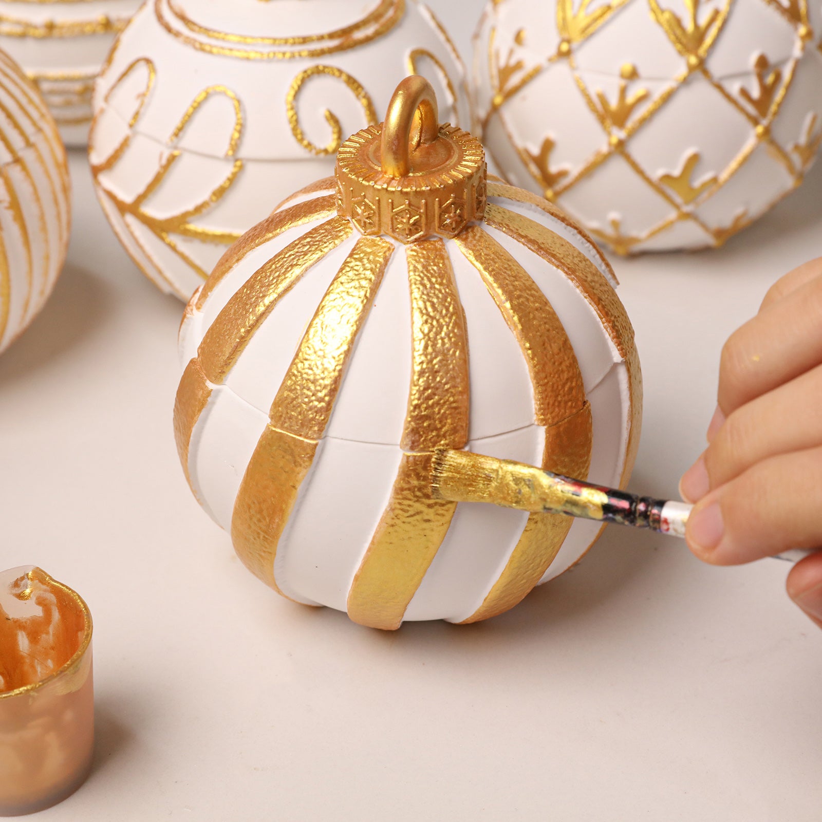 Sparkling Night Christmas Bauble Candle Jar Silicone Mold Collection