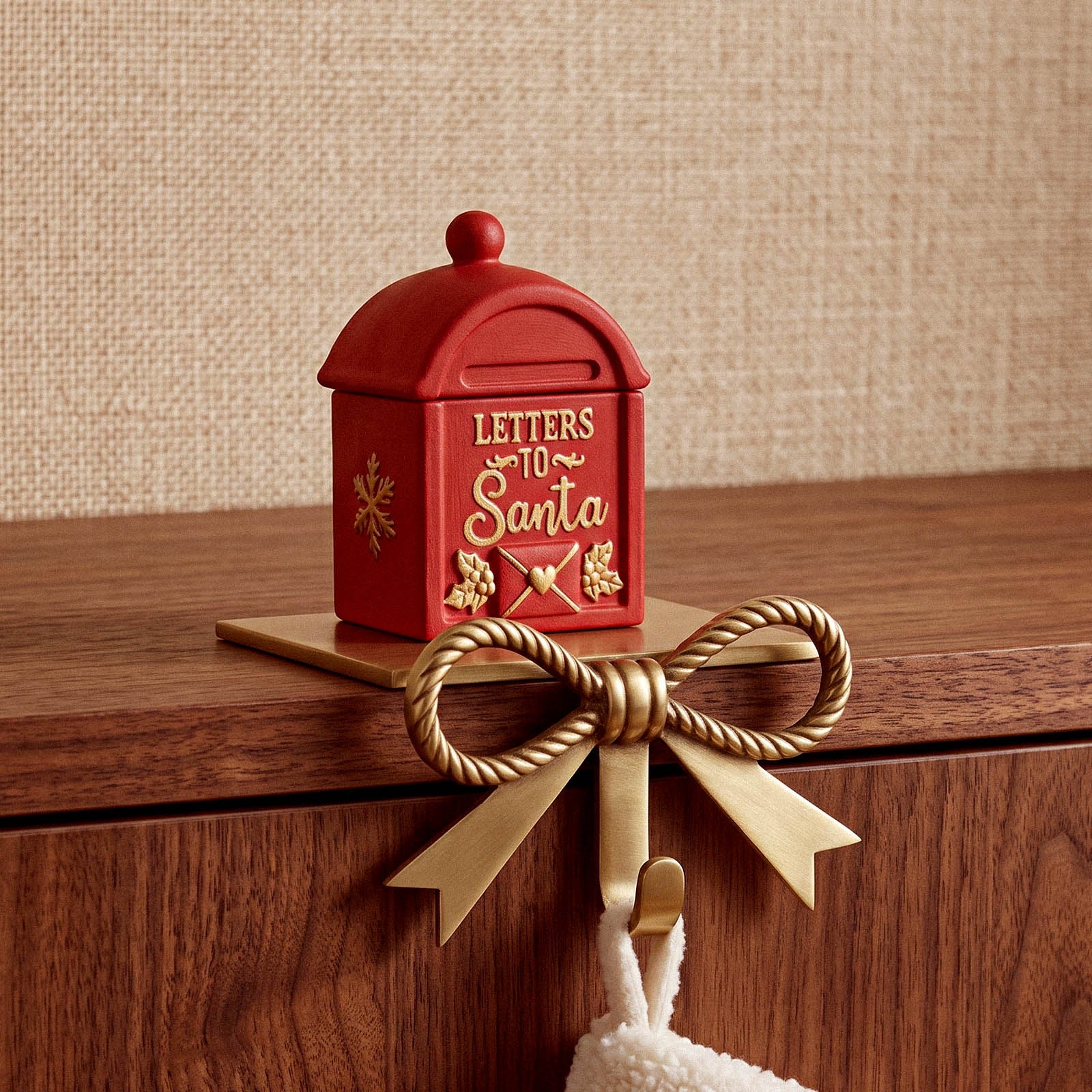 Santa’s Letter Box Candle Jar Silicone Mold