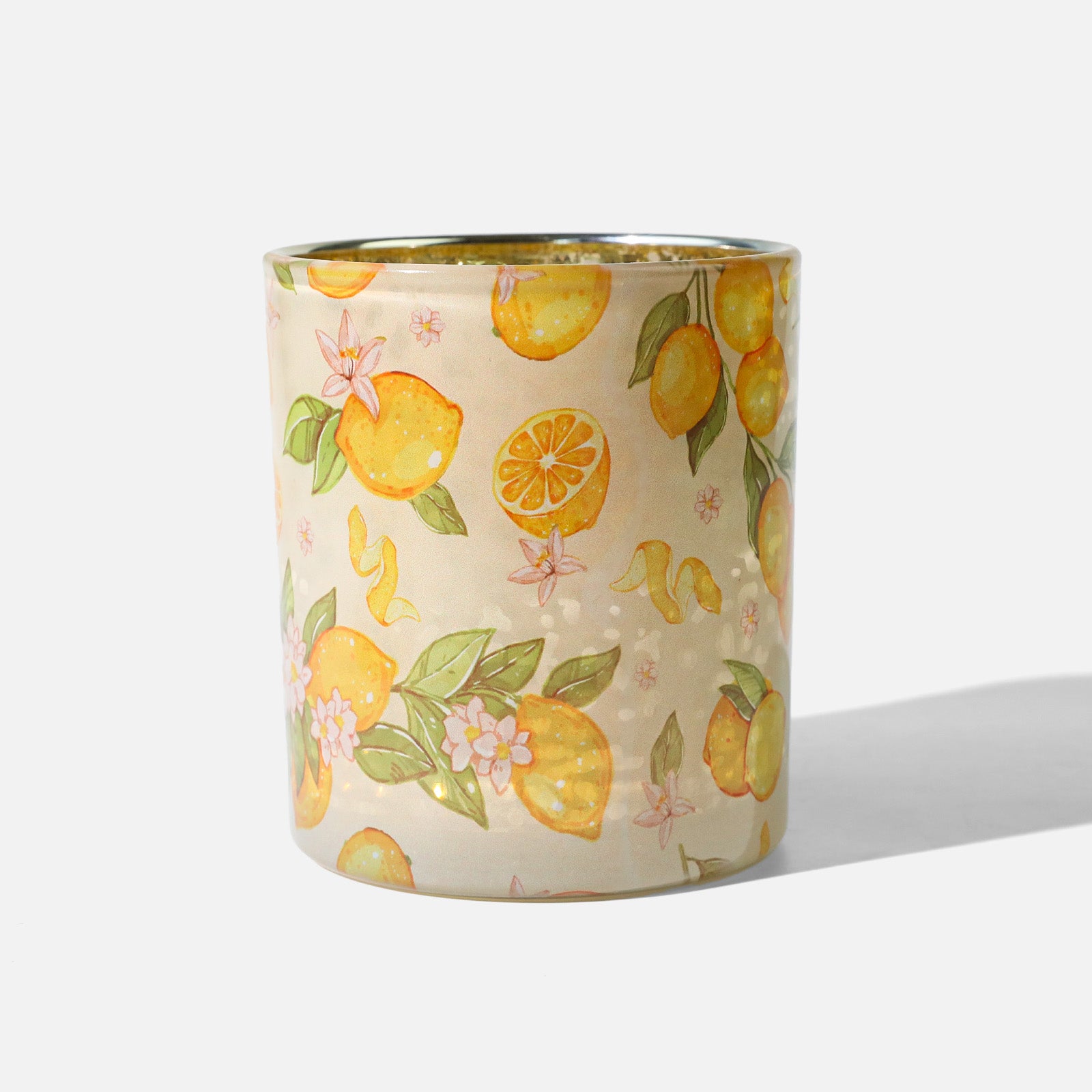 Sunlit Lemon Glass Candle Jar Collection