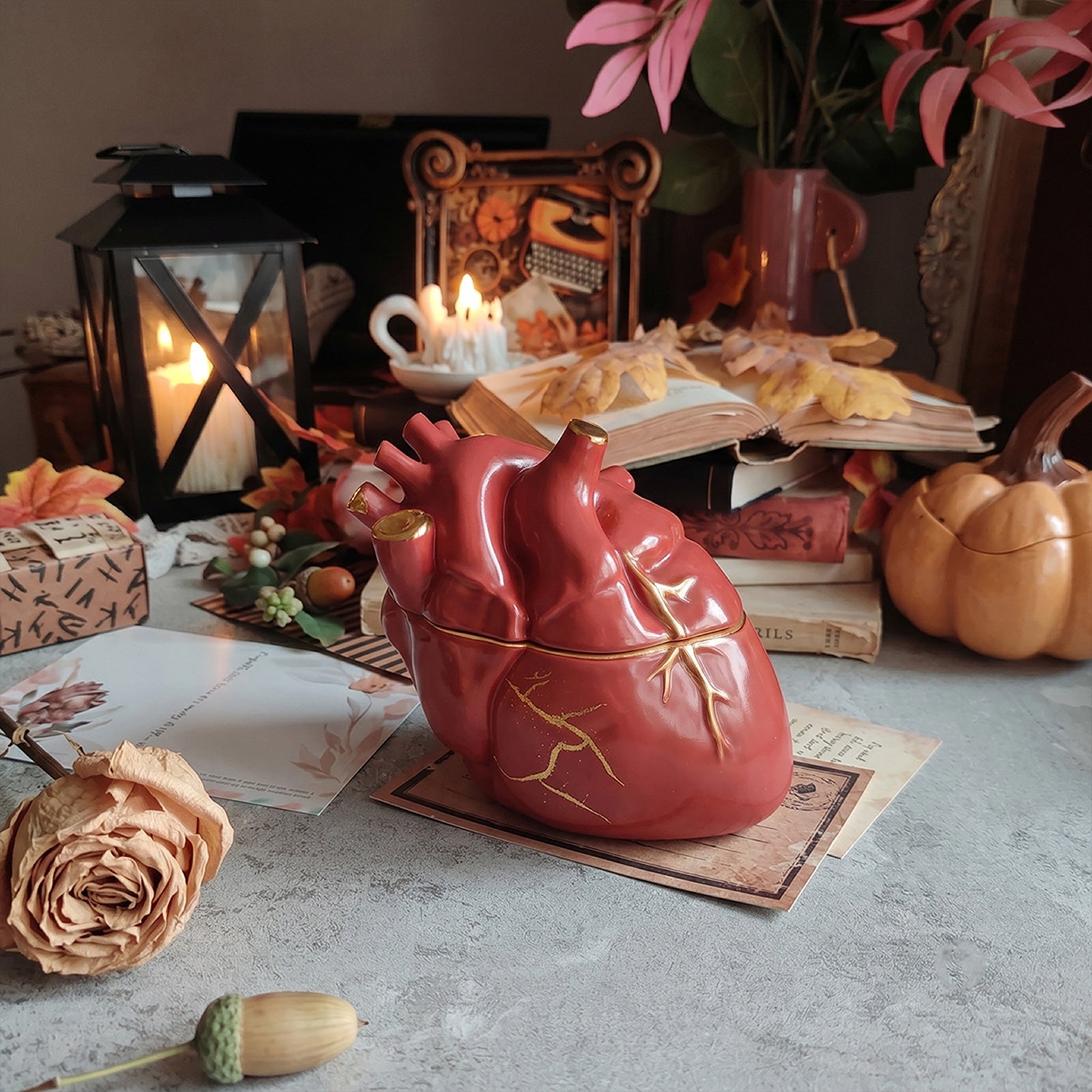 Scarred Heart Candle Jar Silicone Mold