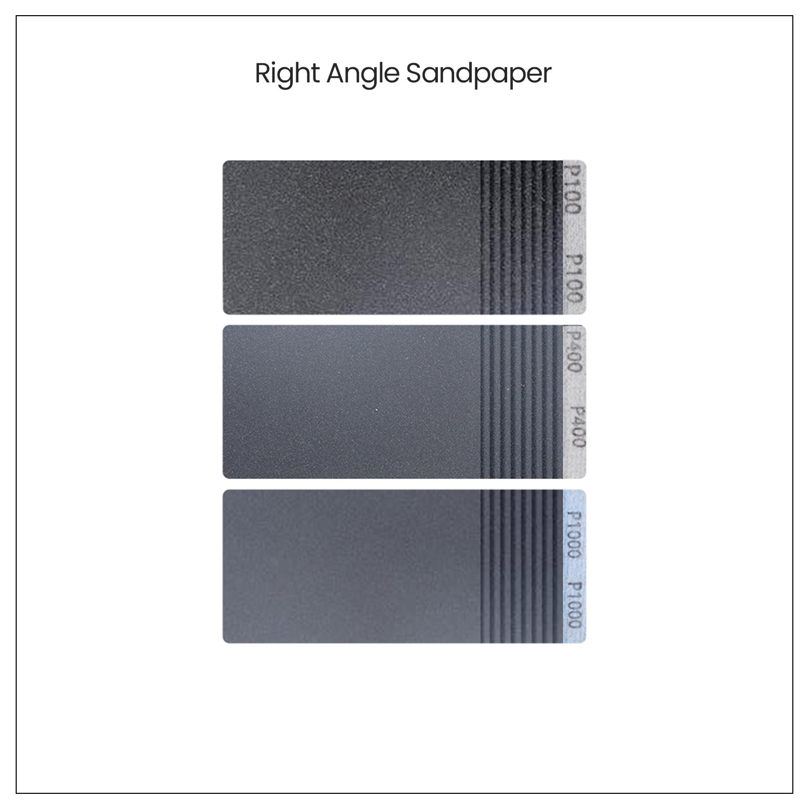 Shows the type of sandpaper used on the sander.