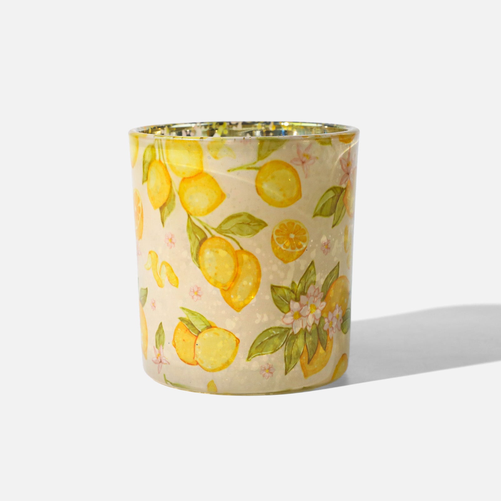 Sunlit Lemon Glass Candle Jar Collection