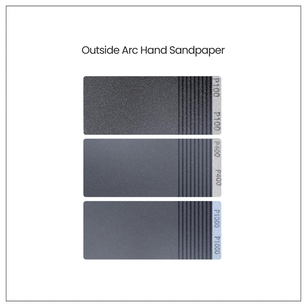 Sandpaper suitable for facade sanding tools.