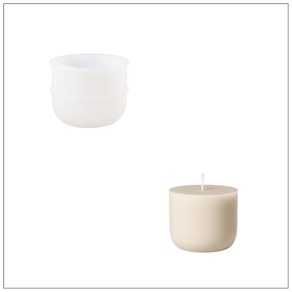Small candle refills and finished products