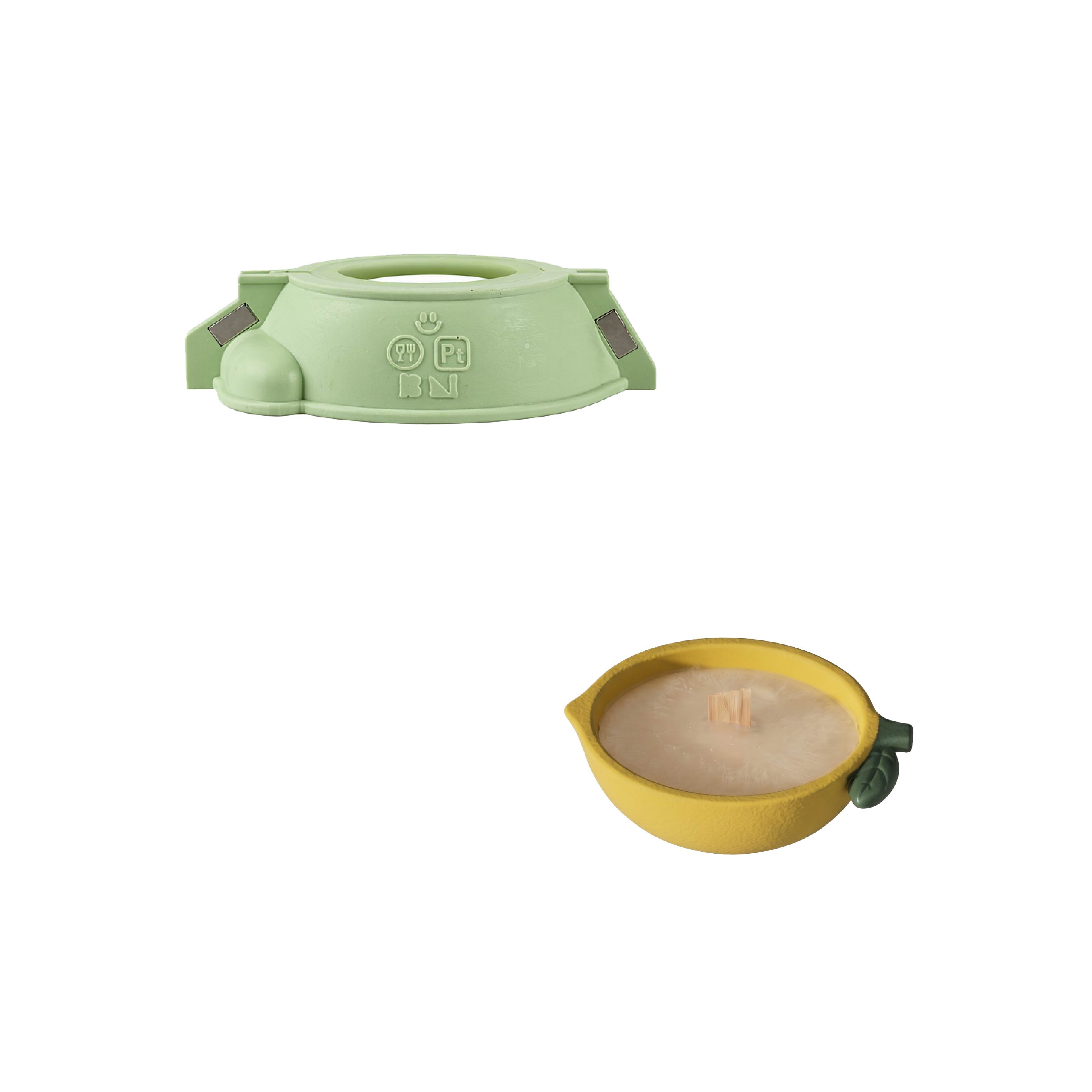 Anika × Boowan Nicole Lemon Boat Candle Jar Silicone Mold