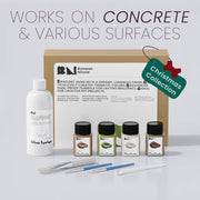 Glitter Colorable Acrylic Gloss Sealer Varnish With Mica Powder Kit-4 Of Christmas Forest Colors_ST93
