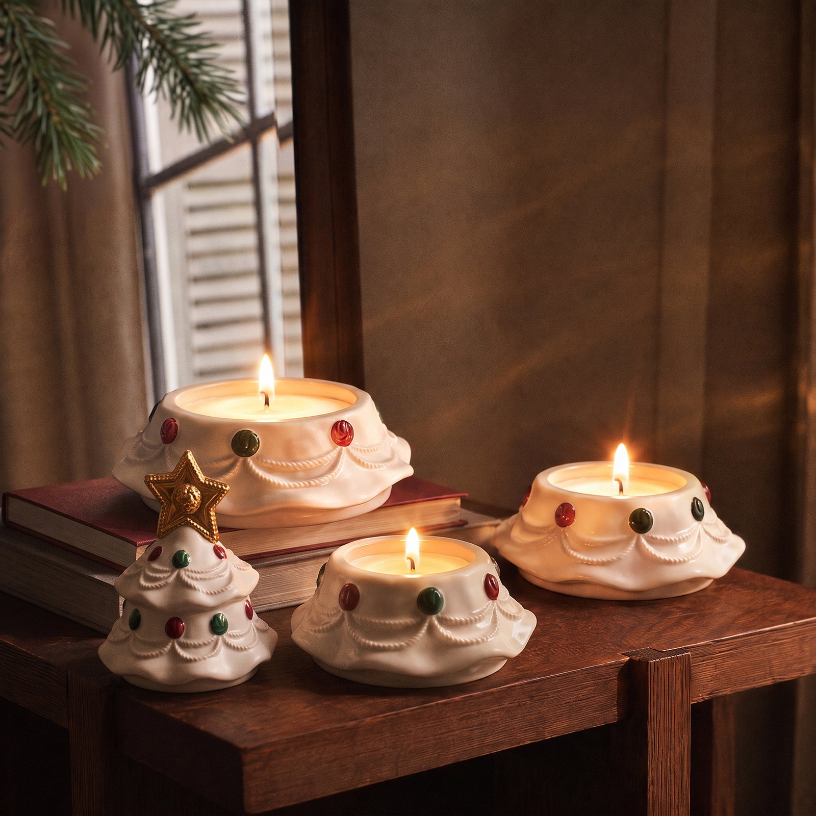 【Pre-sale】Twinkle Star Christmas Tree Stacking Candle Jar Silicone Mold
