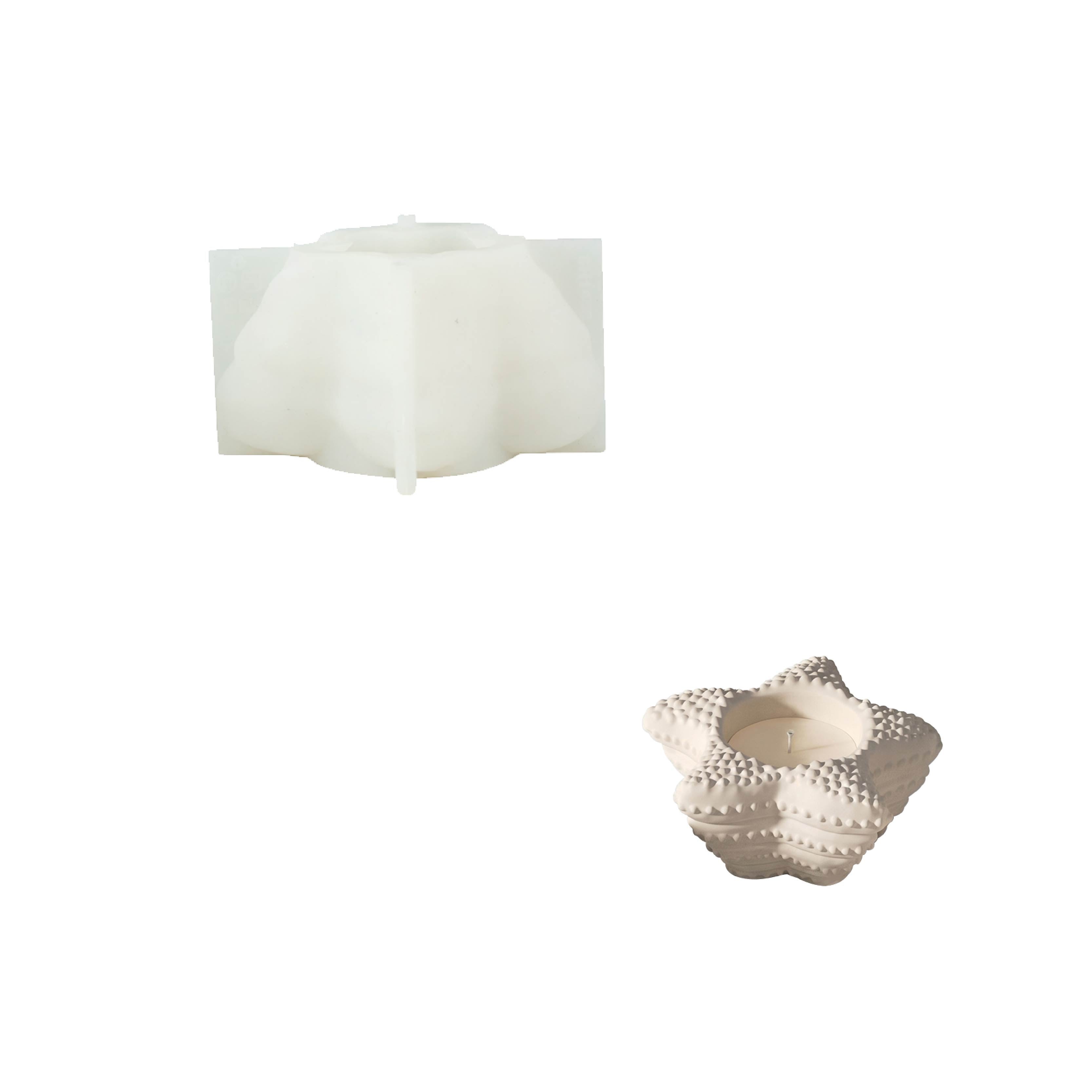Starfish Tide Candle Jar Silicone Mold Collection
