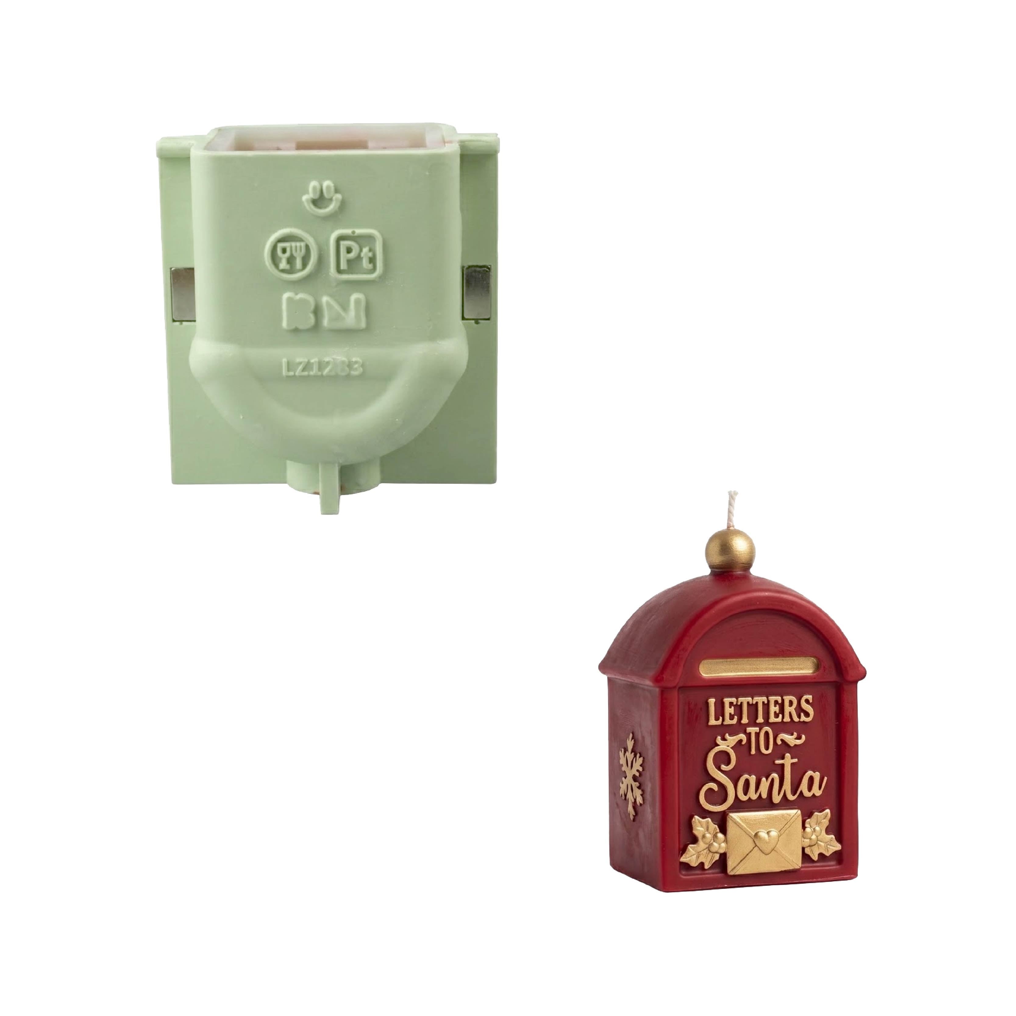 Santa’s Letter Box Candle Silicone Mold