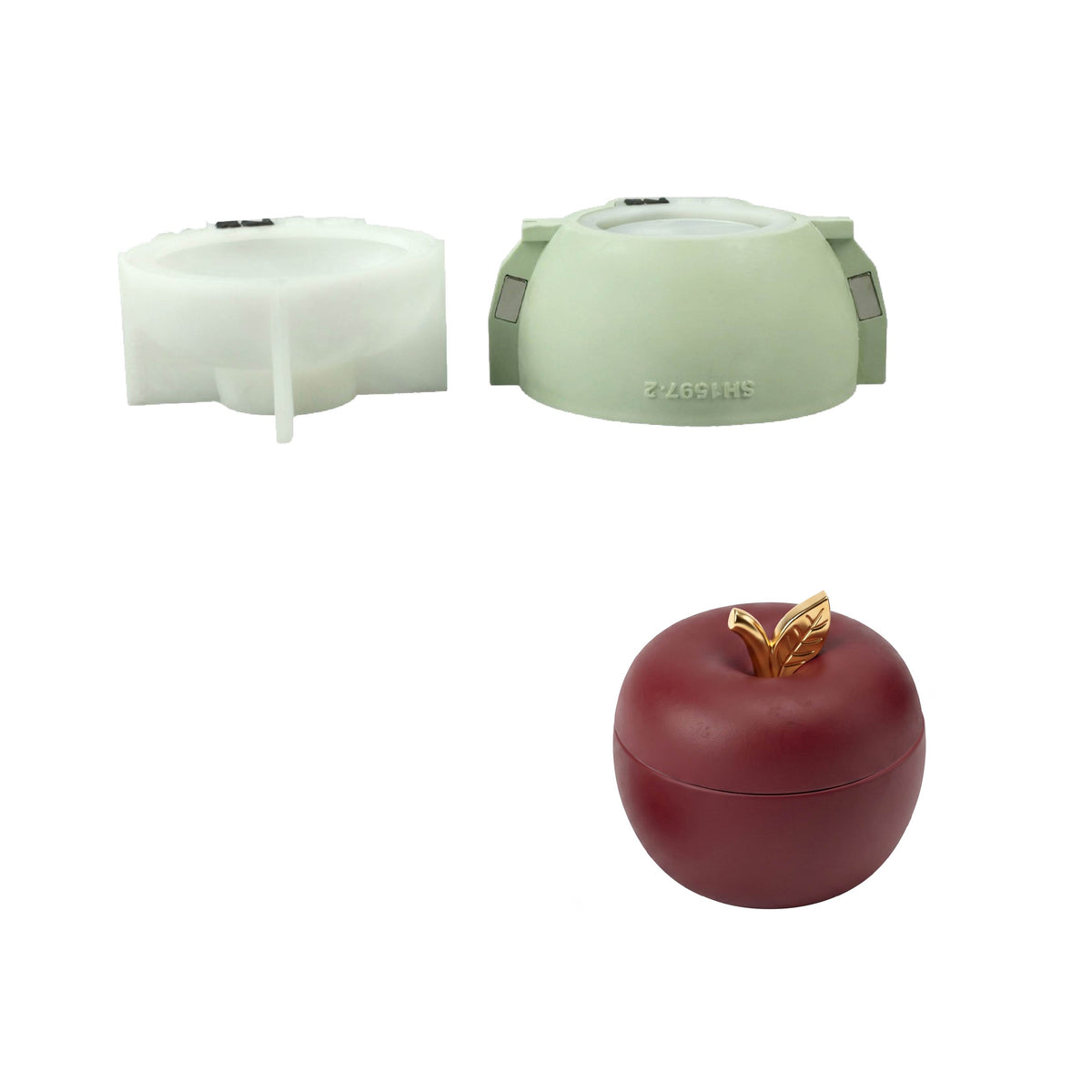 Studio82 x Boowan Nicole | Harvest Apple Candle Jar Silicone Mold