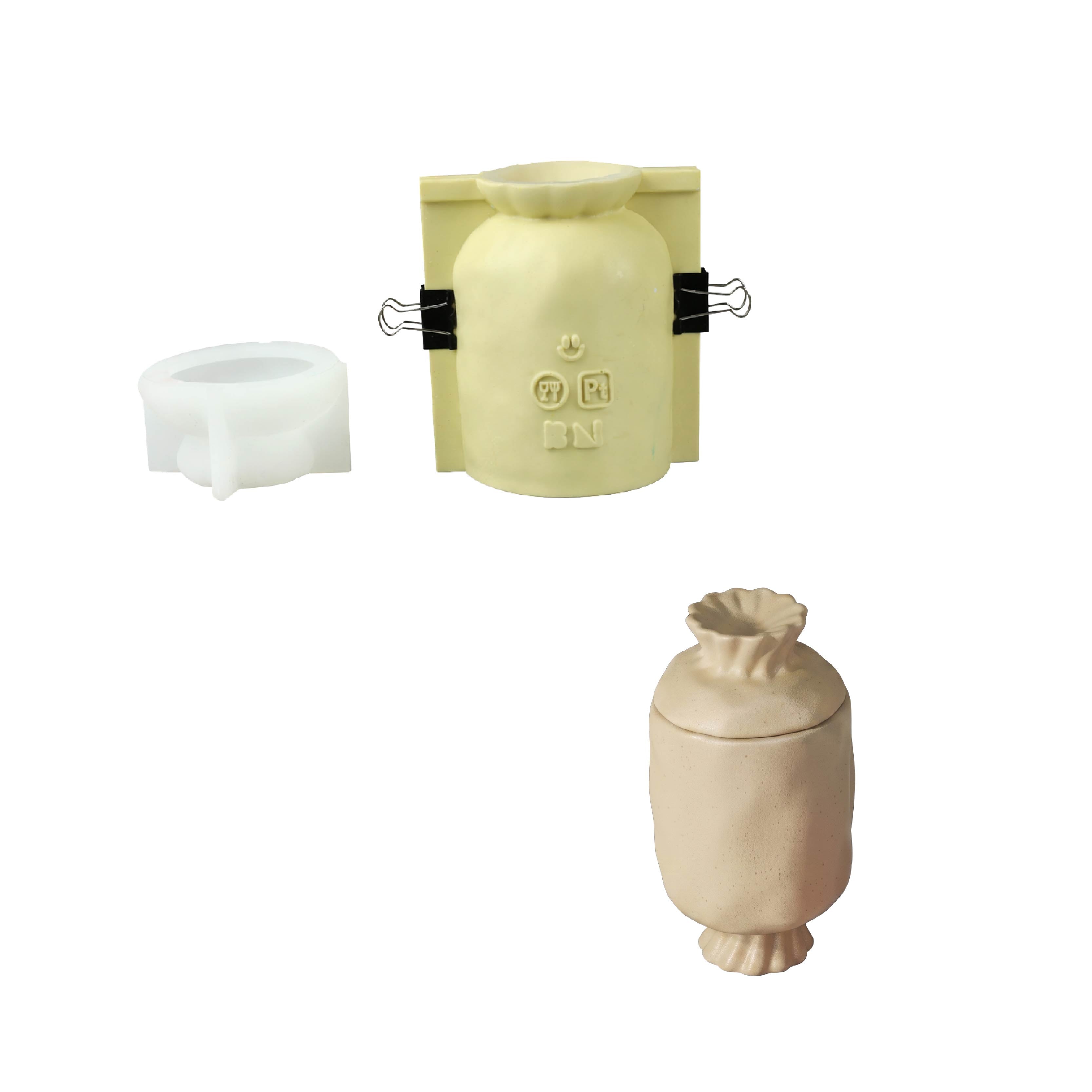 Wrapped Bonbon Candle Jar Silicone Mold Collection