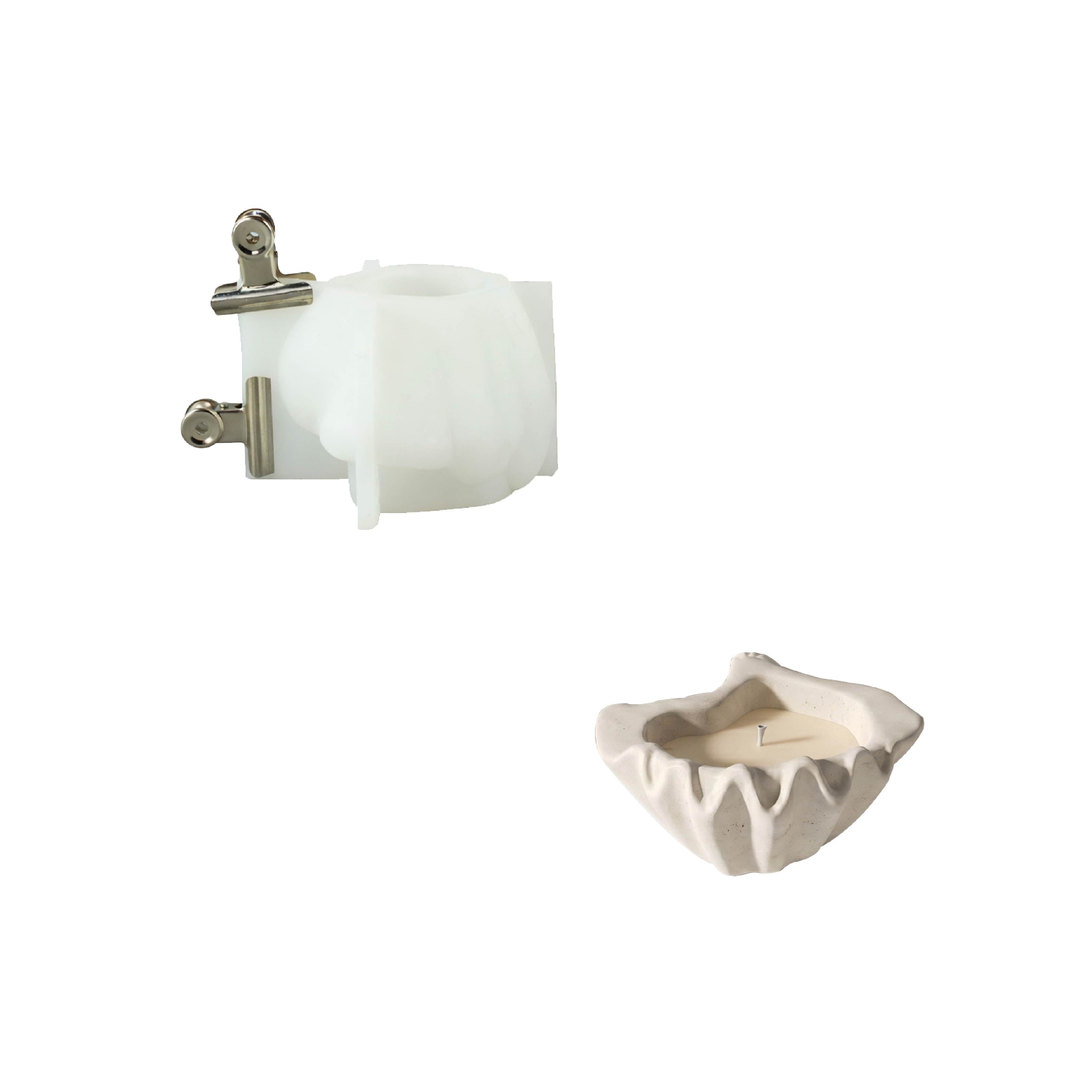Colección de moldes de silicona para tarros de vela Tesoros de conchas costeras