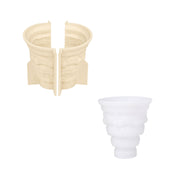 Boowan Nicole Four-tiered Large Flower & Bow Wedding Cake Silicone Mold - product photo