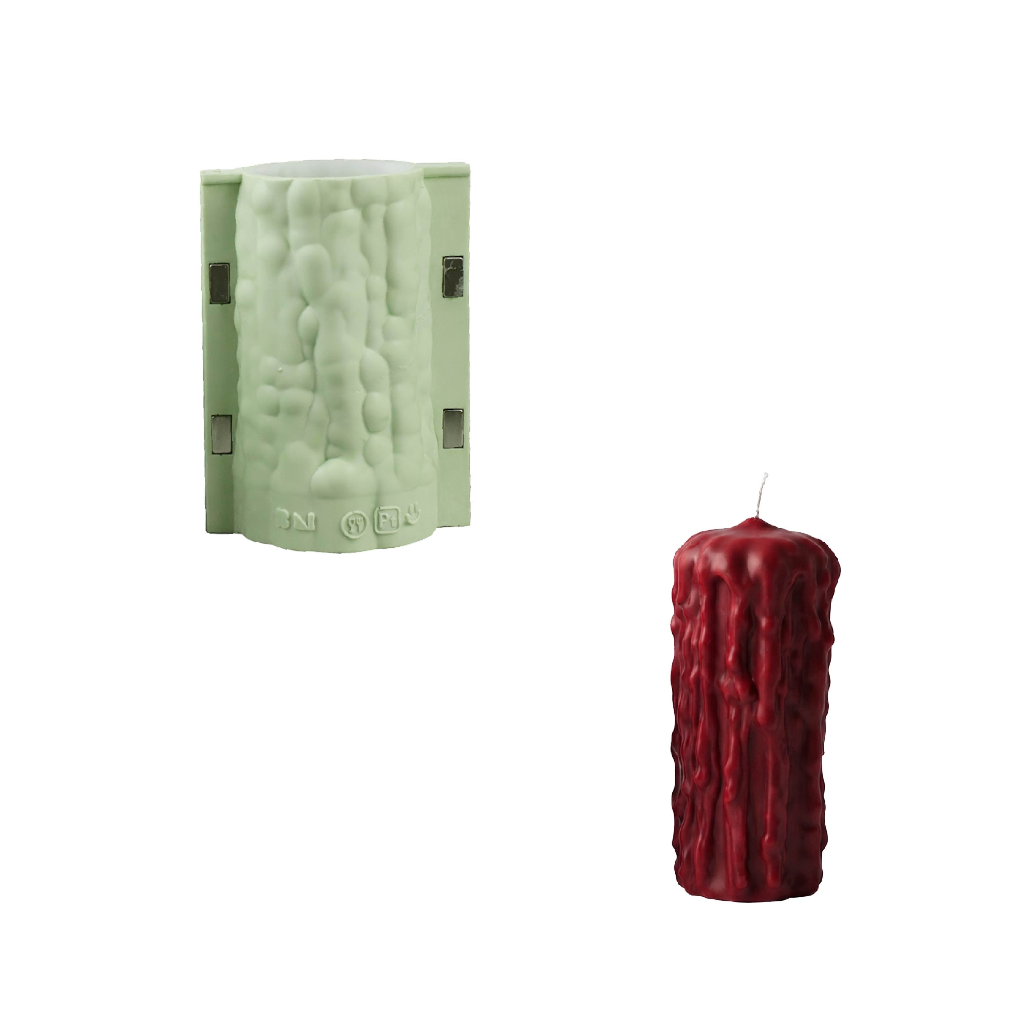 Dripping Pillar Candle Silicone Mold Collection
