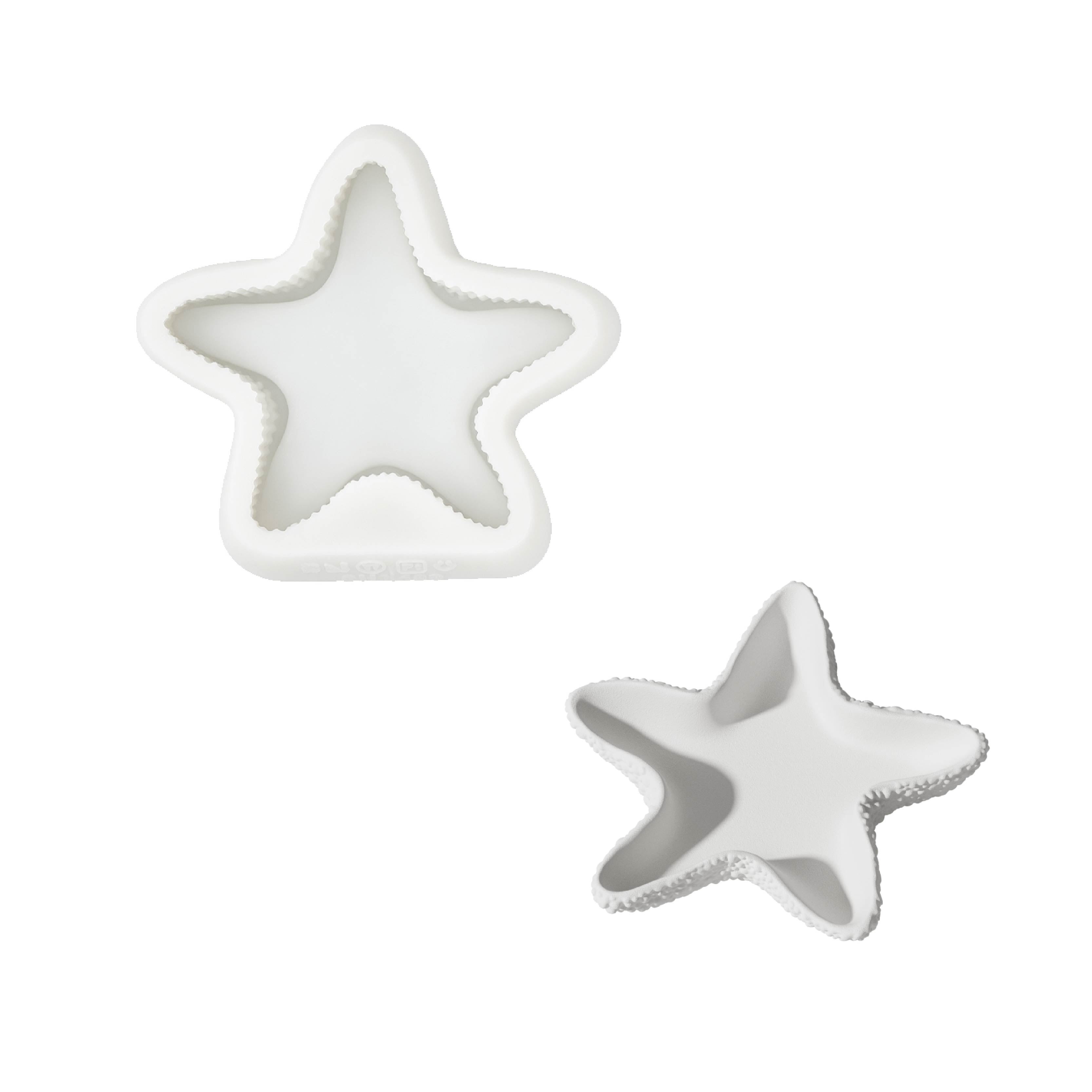 Coastal Starfish Candle Jar Silicone Mold Collection