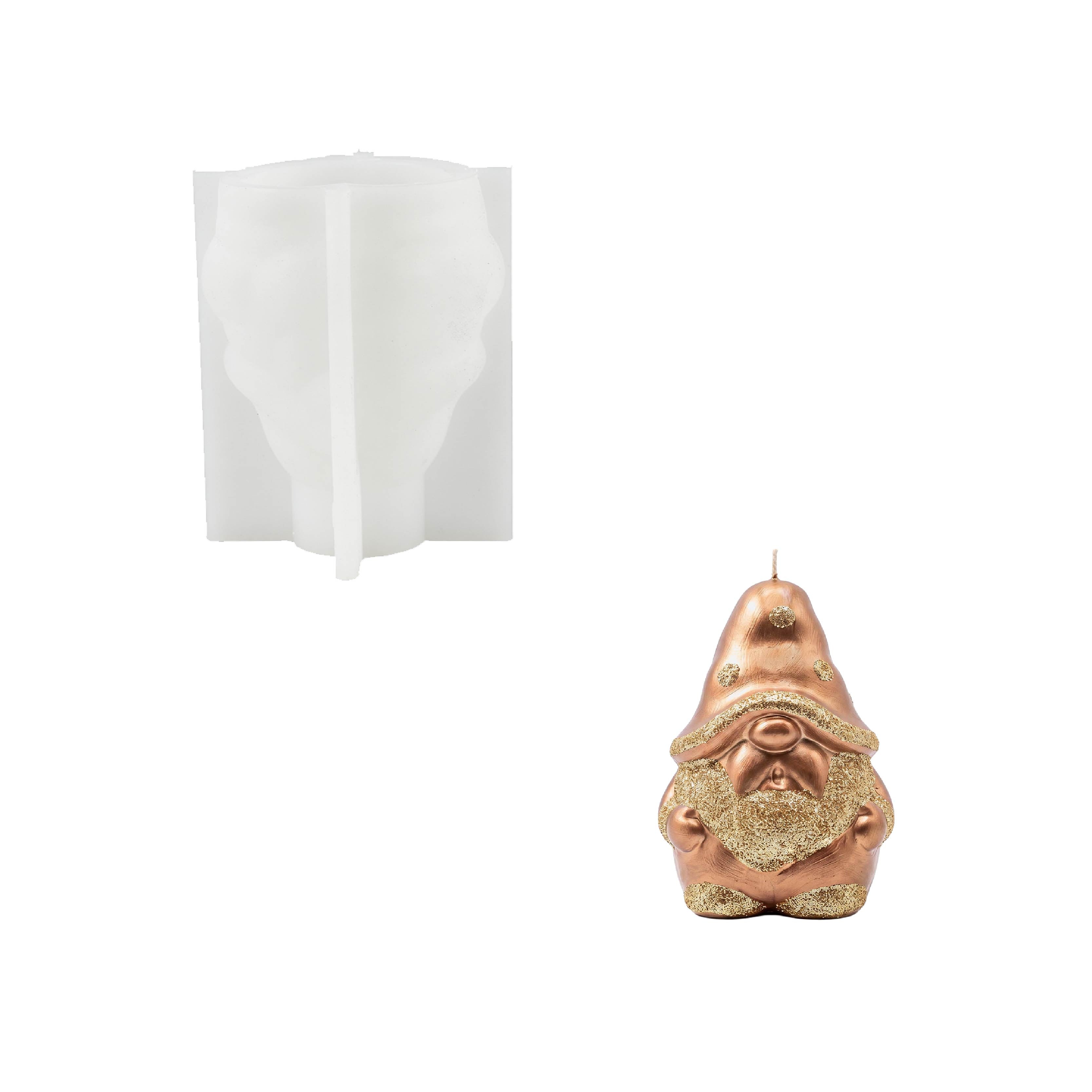 Gnome’s Winter Tale Candle Silicone Mold