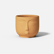 Yellow Human Face Candle Jar-Boowan Nicole