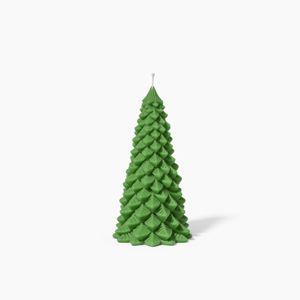 Green 6-Inch Christmas Pine Candle - Boowan Nicole