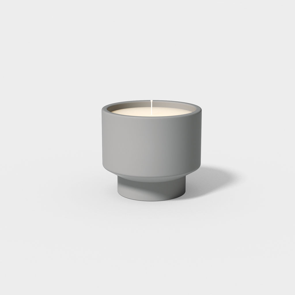  Elegant grey boowannicole candle jar, adding a modern touch to your home decor. 