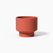 Red Concrete Plant Pot-Boowan Nicole