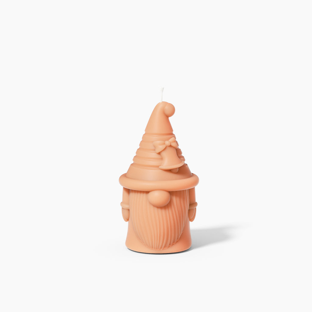 Yellow Pink Bell of Hat-tactic Gnome Squad Candle-Boowan Nicole