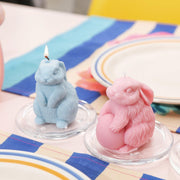 Molde de Silicone para Vela Coelhinho Feliz de Páscoa