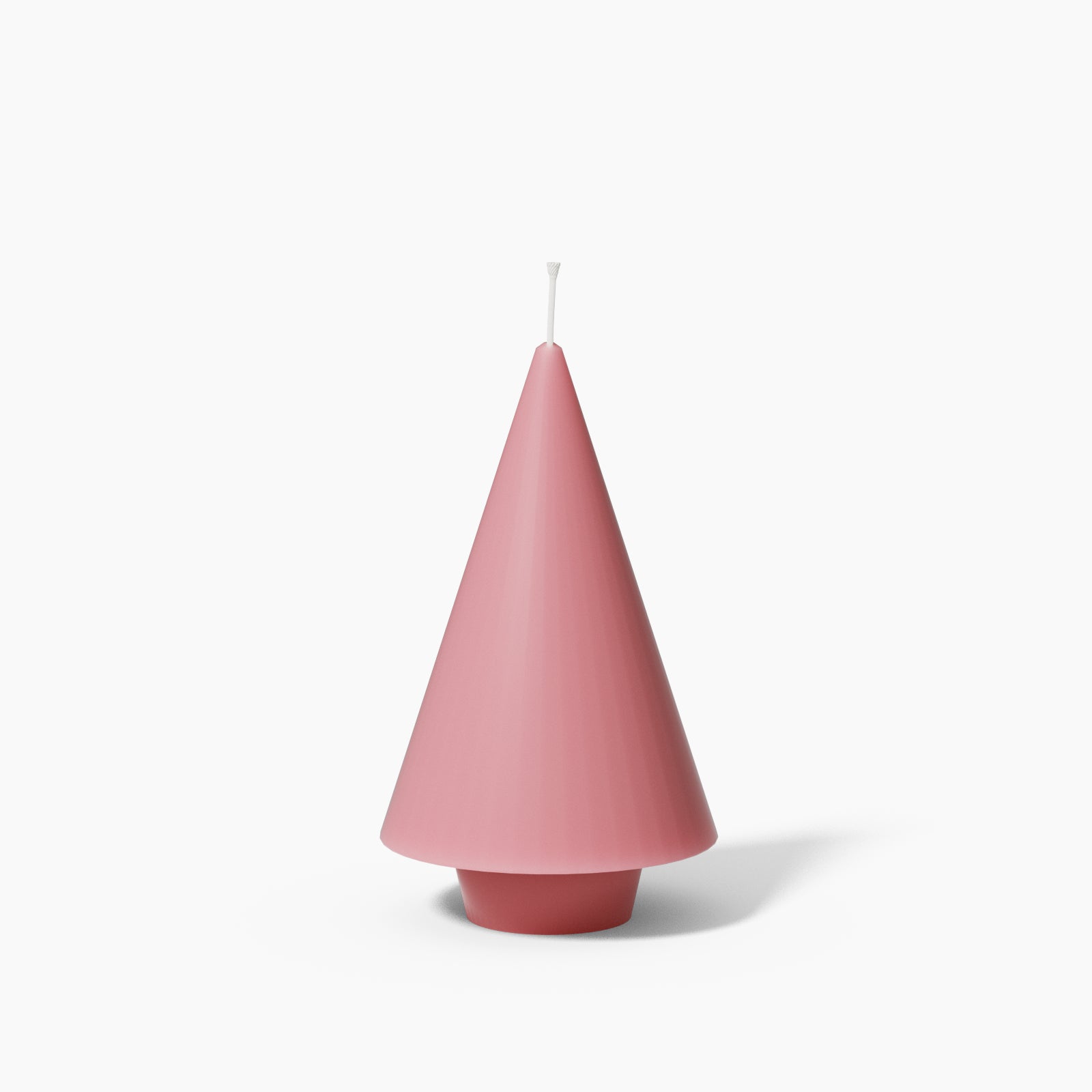Fuchsia Conical Christmas Tree Candle-Boowan Nicole