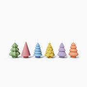 Glowing Christmas Tree Candle in various colors-Boowan Nicole